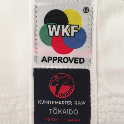 TOKAIDO KUMITE MASTER RAW (Regular Fit) karate gi - 3.5 oz. - WKF