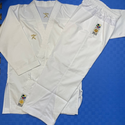 KIHON ATTACK Kumite Karate  gi - 5 oz. - WKF-Approved (Ikke gennemsigtig)