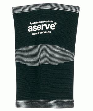 Elastiskt bandage i knä