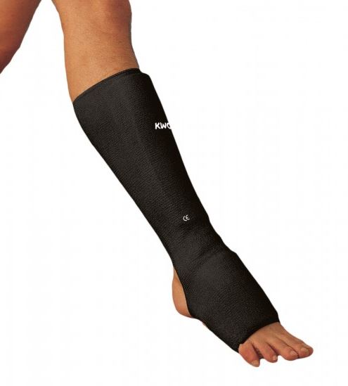 Elastiskt benskydd / fotskydd - Svart / Blå / Röd