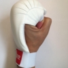 KAZE Hvid kamphandske til Shobu ippon - SKIF/DKarF - 3,0cm polstring