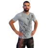 FIGHTNATURE T-Shirt V-Neck - Grå