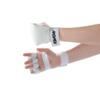 KWON Håndbeskytter Ægte læder - 1 cm polstring - Karate/ju-jitsu - Hvid