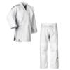 Adidas "CONTEST" Judo Gi - 650g - Hvid m. sorte striber