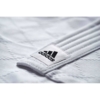 Adidas "TRAINING" Judo Gi - 500g - Hvid m. sorte striber