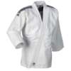 Adidas "CLUB" Judo Gi - 350g - Hvid m. sorte striber