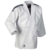 Adidas "CLUB" Judo Gi - 350g - Hvid m. sorte striber