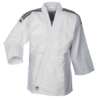 Adidas "CLUB" Judo Gi - 350g - Hvid m. sorte striber