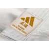 Adidas "CLUB" Judo Gi - 350g - Hvid m. guld striber
