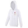 Bushido Karate Esbjerg Klub Zip-Hoodie -Hvid