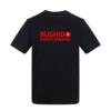 Sort Bushido Karate Bomuld Klub T-shirt - Voksen