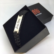 KAZARI Martial Arts Armband i äkta silver - JUDO