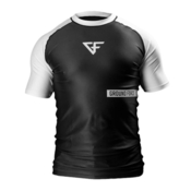 Ground Force Rank Rashguard Kort ärm - Vit