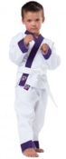 Børne gi / dobok Hvid/Violet