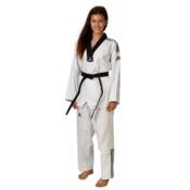 Adidas "ADI-Club 3-stripes" - Taekwondo dobok - sort krave