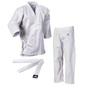 Adidas "BASIC" begynder karate gi - 7 Oz - WKF