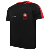 Bushido Karate Voksen T-shirt - Sort/rød