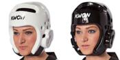 KWON kampsportshjelm CE - Hvid - Sort