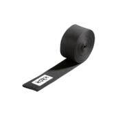 Sort bælte - 100% bomuld - 6 cm