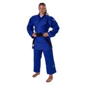DANRHO ULTIMATE 750 IJF - Judo Gi - Slim-fit - Japansk vævning - Blå