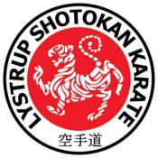 Lystrup Shotokan Klublogo broderet på gi