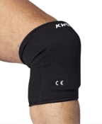 Elastiskt knäskydd i tyg - Svart